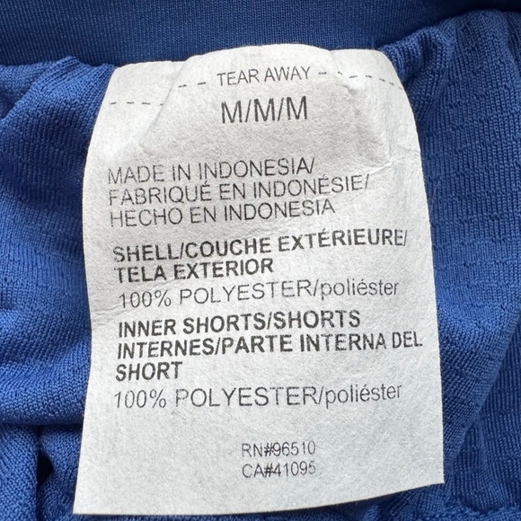 Under Armour UA Launch 7" Lined Blue Shorts Mens Medium M Fitted - Picture 4 of 5